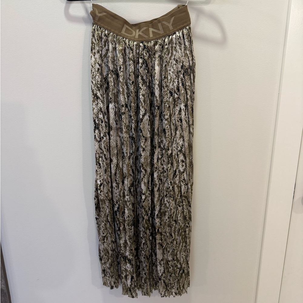 DKNY Women's Maxi Skirt - Snake Print